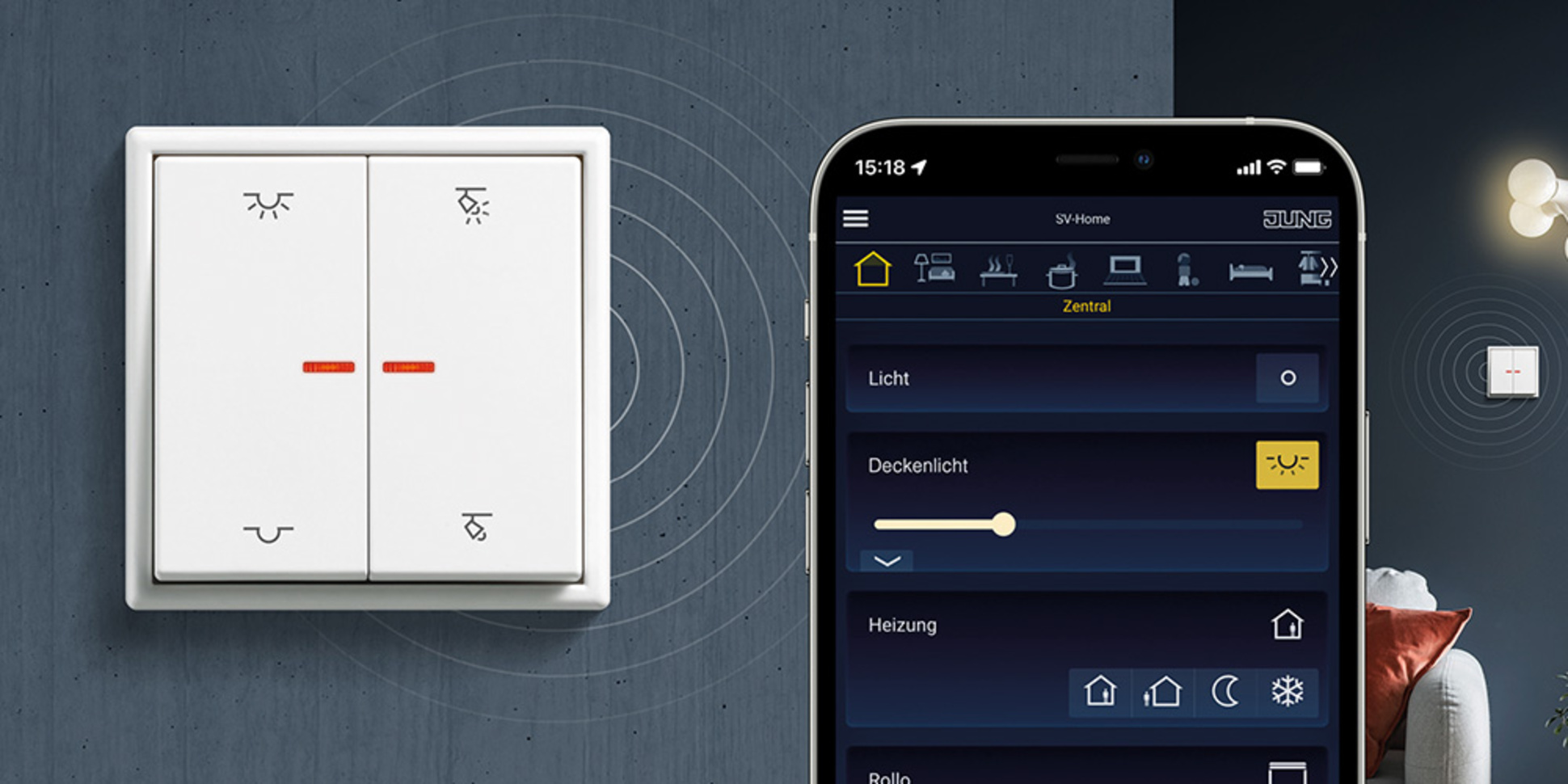 KNX RF Taster bei Wechsler-Elektrotechnik GmbH in Ansbach